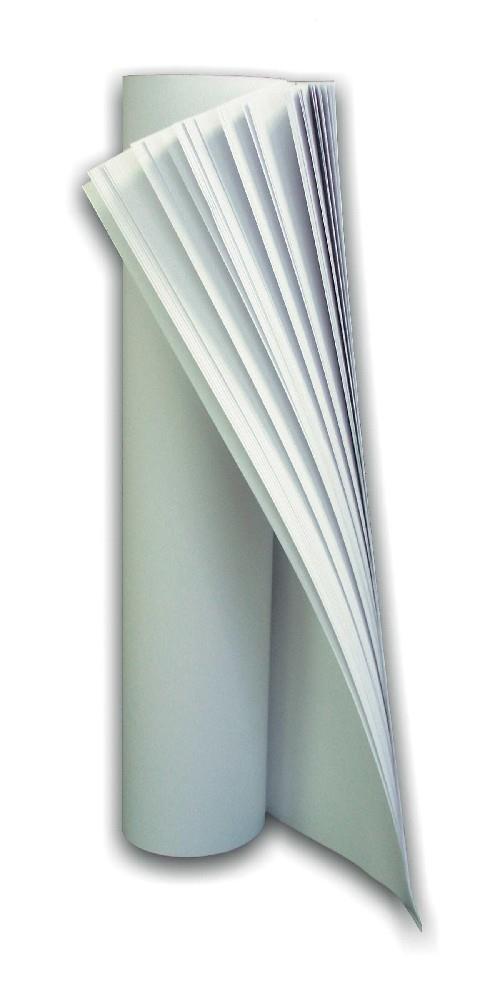Papírový blok bílý 68x95cm, 25listů