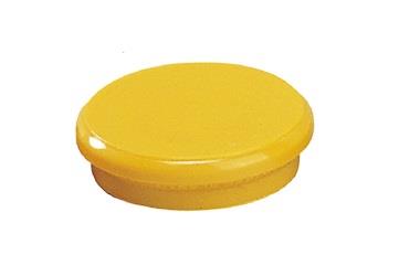 Dahle magnety plánovací, Ø 24 mm, žluté - 6 ks