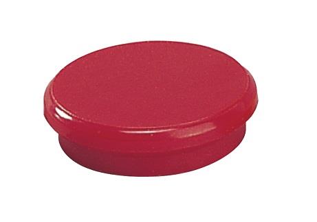 Dahle magnety plánovací, Ø 24 mm, červené - 6 ks