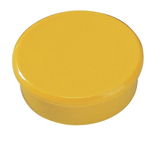 Dahle magnet přídržný, Ø 38 mm, žlutý - 2 ks