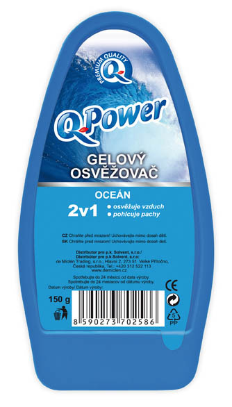 Osvěžovače gelové Q-Power - oceán