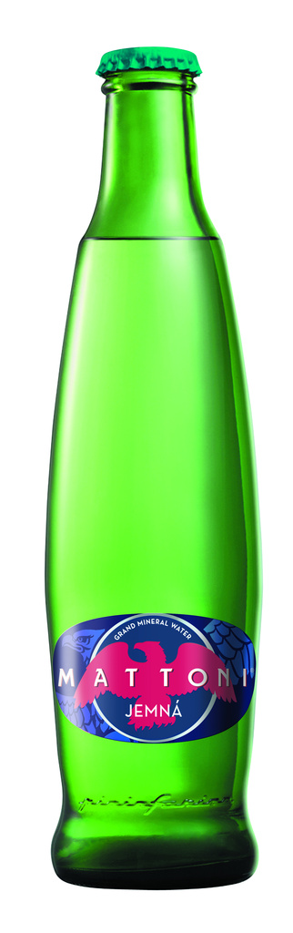 Mattoni Grand - jemně perlivá / sklo / 0,33 ml