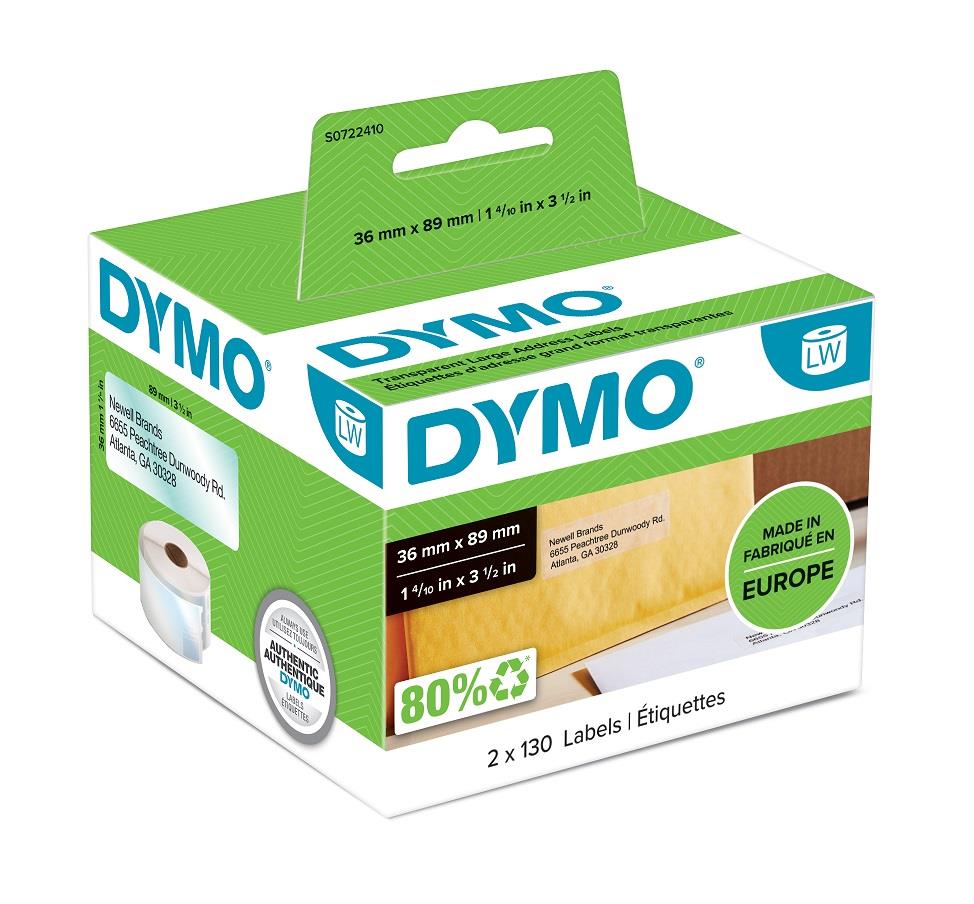 Dymo LabelWriter štítky 89 x 36mm, 260ks, S0722410