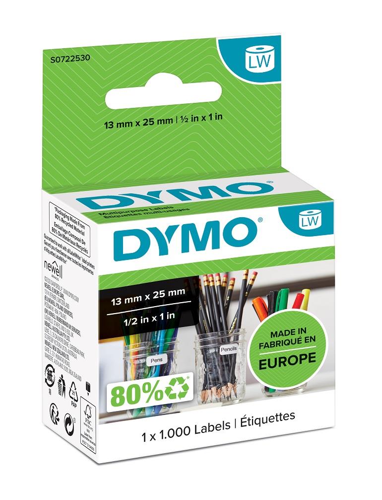 Dymo LabelWriter štítky 25 x 13mm, 1000ks, S0722530