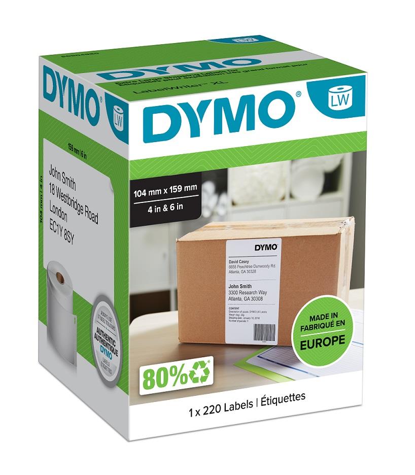 DYMO Extra velké štítky XXL, 159x104mm, S0904980