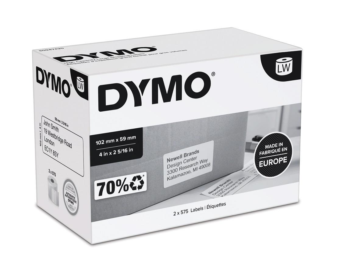 Dymo LabelWriter štítky 102 x 59mm, 2x575ks, S0947420