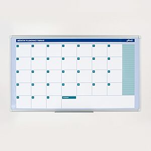 Plánovací tabule AVELI, měsíční,104x60 cm