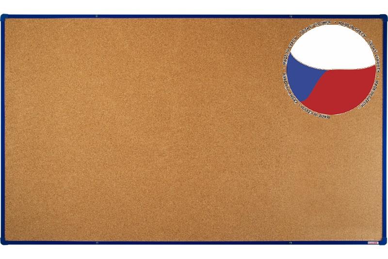 Korková nástěnka boardOK 200x120 - modrá