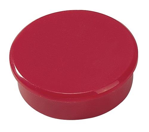 Dahle magnet plánovací, Ø 40 mm, červený - 10 ks